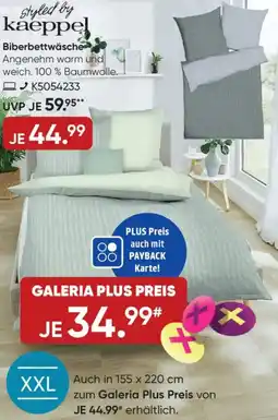 Galeria Styled by kaeppel Biberbettwäsche Angebot