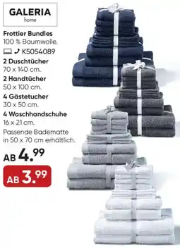 Galeria GALERIA home Frottier Bundles Angebot