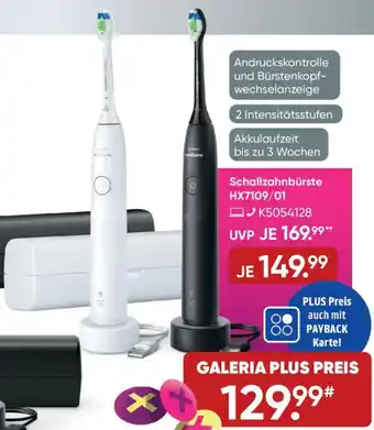 Galeria Philips Schallzahnbürste HX7109/01 Angebot