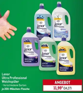 METRO Lenor Ultra Professional Weichspüler Angebot