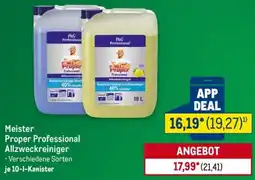 METRO Meister Proper Professional Allzweckreiniger Angebot