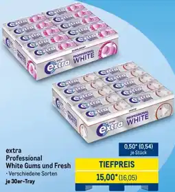 METRO extra Professional White Gums und Fresh Angebot