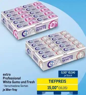 METRO extra Professional White Gums und Fresh Angebot