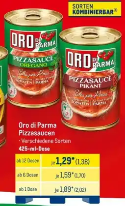 METRO Oro di Parma Pizzasaucen Angebot