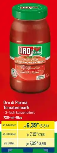 METRO Oro di Parma Tomatenmark Angebot
