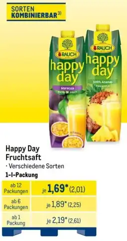 METRO Happy Day Fruchtsaft Angebot