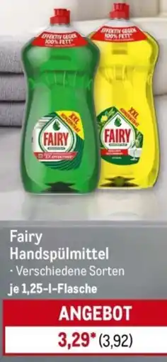 METRO Fairy Handspülmittel Angebot