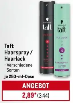 METRO Taft Haarspray/ Haarlack Angebot