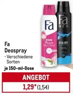 METRO Fa Deospray Angebot