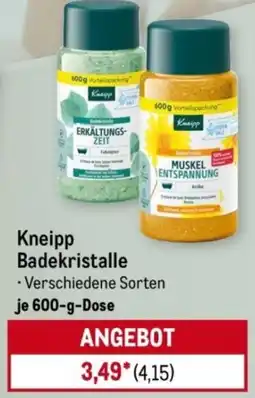METRO Kneipp Badekristalle Angebot