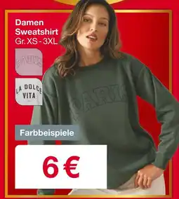 Woolworth Damen sweatshirt Angebot