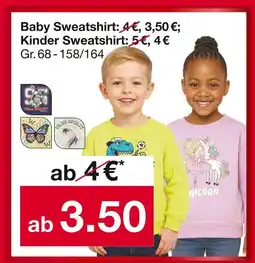 Woolworth Baby sweatshirt Angebot