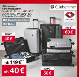 Woolworth Ellehammer hartschalenkoffer gr. 54 x 35 x 23 cm Angebot