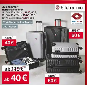 Woolworth Ellehammer hartschalenkoffer gr. 54 x 35 x 23 cm Angebot