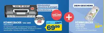 Euronics Rommelsbacher vac 285 vakuumierer Angebot