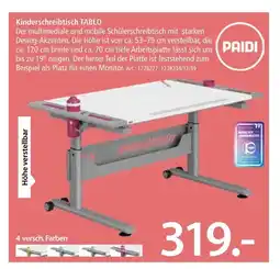 Zurbrüggen Paidi kinderschreibtisch tablo Angebot