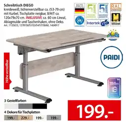 Zurbrüggen Paidi schreibtisch diego Angebot