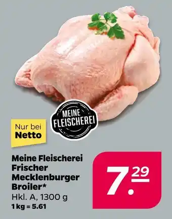 NETTO Meine fleischerei frischer mecklenburger broiler Angebot