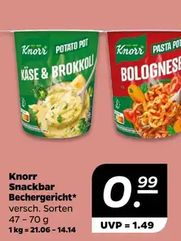 NETTO Knorr snackbar bechergericht Angebot