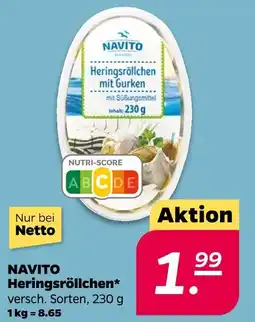 NETTO Navito heringsröllchen Angebot