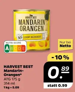NETTO Harvest best mandarin-orangen Angebot
