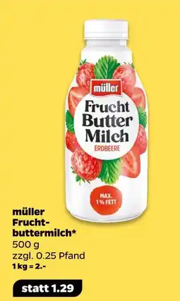 NETTO Müller frucht-buttermilch Angebot