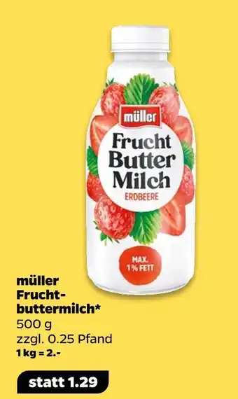 NETTO Müller frucht-buttermilch Angebot