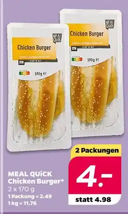 NETTO Meal quick chicken burger Angebot