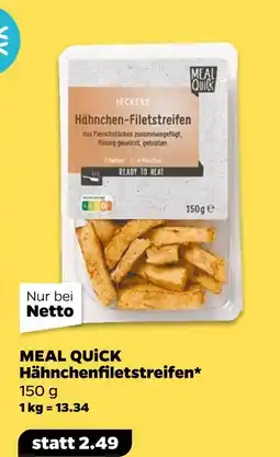 NETTO Meal quick hähnchenfiletstreifen Angebot