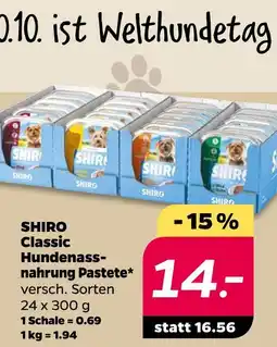 NETTO Shiro classic hundenassnahrung pastete Angebot