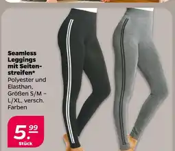 NETTO Seamless leggings mit seitenstreifen Angebot