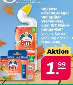 NETTO Wc ente frische-siegel wc spüler starter-set oder wc reinigungs-gel Angebot