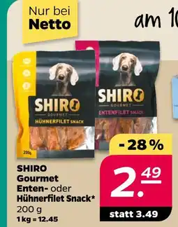 NETTO Shiro gourmet entenfilet snack Angebot