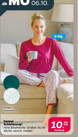 NETTO Damen schlafanzug Angebot