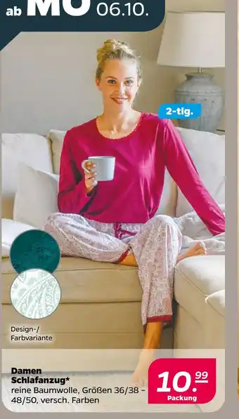 NETTO Damen schlafanzug Angebot