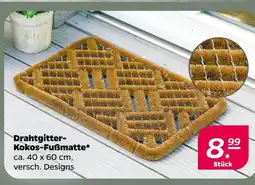 NETTO Drahtgitter-kokos-fußmatte Angebot