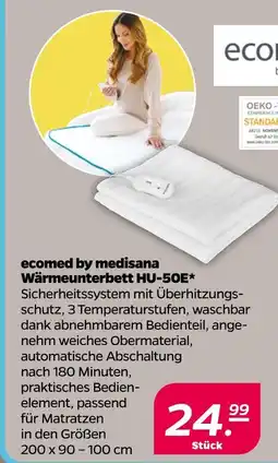NETTO Ecomed by medisana wärmeunterbett hu-50e Angebot