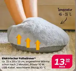 NETTO Elektrischer fußwärmer Angebot