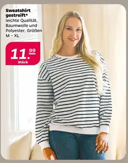 NETTO Sweatshirt gestreift Angebot