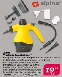 NETTO Alpina alpina tragbarer dampfreiniger Angebot