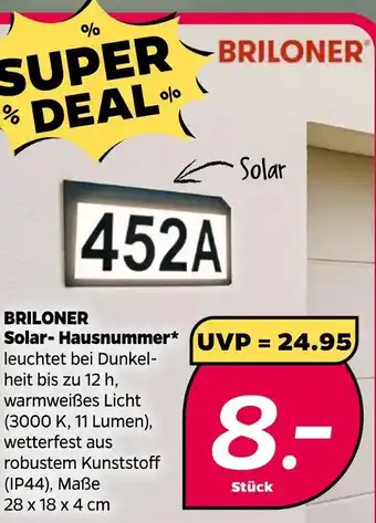 NETTO Briloner solar- hausnummer Angebot