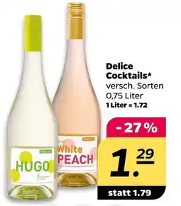 NETTO Delice hugo oder white peach Angebot