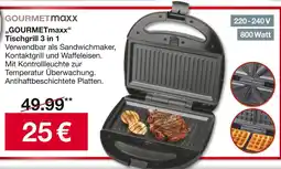 Woolworth Gourmetmaxx gourmetmaxx tischgrill 3 in 1 Angebot