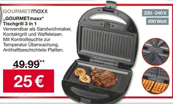 Woolworth Gourmetmaxx gourmetmaxx tischgrill 3 in 1 Angebot