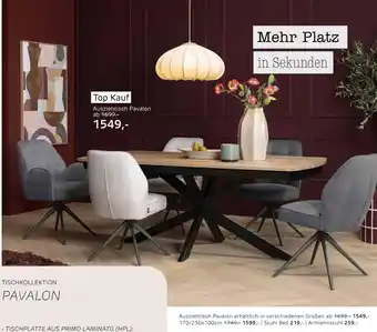 Möbel Inhofer Ausziehtisch pavalon Angebot