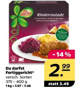 NETTO Du darfst fertiggericht Angebot