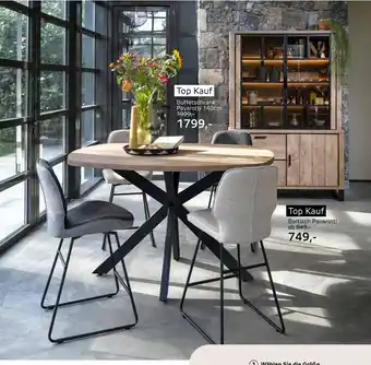 Möbel Inhofer Buffetschrank pavarotti 140cm Angebot