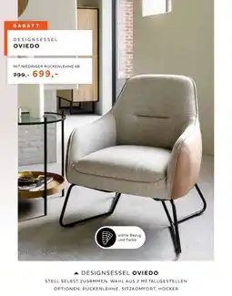 Möbel Inhofer Designsessel oviedo Angebot