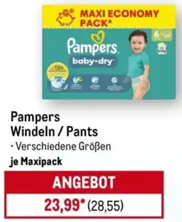 METRO Pampers Windeln / Pants Angebot