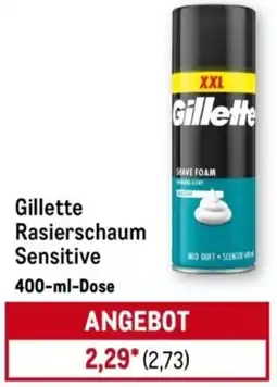 METRO Gillette Rasierschaum Sensitive Angebot